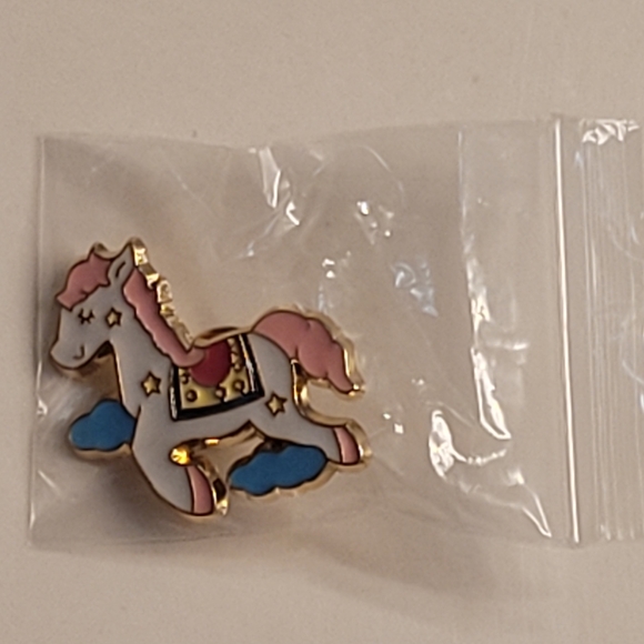 Sweet Dreamy Magical Pony In The Clouds Enamel Pin - Picture 9 of 12